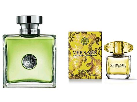 versace perfume green box